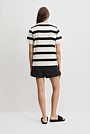 Australian Cotton Stripe Heritage Embroidered T-Shirt
