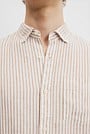 Regular Fit Organically Grown Linen Stripe Shirt