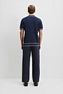 Cotton Blend Tipped Knit Polo