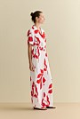 Shadow Palm Draped Pull On Pant