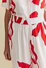 Shadow Palm Draped Pull On Pant