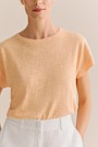 Linen Cotton Knit Relaxed T-shirt