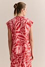 Hibiscus Modal Cap Sleeve Blouse