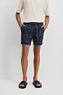 Organically Grown Linen 6'' Print Drawcord Short