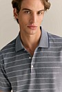 Mercerised Cotton Birdseye Stripe Polo