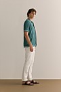 Mercerised Cotton Jersey Tipped Knit Shirt