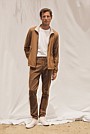 Regular Fit Garment Dyed Twill Five Pocket Pant