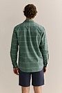Regular Fit Yarn Dyed Cotton Check Oxford Shirt