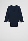 Organically Grown Cotton Rib Long Sleeve Bodysuit