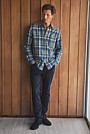 Regular Fit Cotton Slub Check Shirt