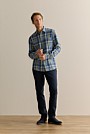 Regular Fit Cotton Slub Check Shirt