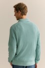Merino Textured Rib Polo