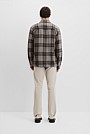 Cotton Check Oversized Shirt