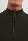 Cotton Half Zip Knit