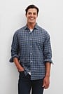 Regular Fit Cotton Flannel Check Shirt