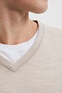 Australian Merino Wool V-Neck Knit