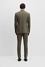 Slim Fit Wool Blend Herringbone Jacket