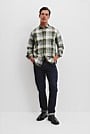 Regular Fit Australian Good Earth Cotton Flannel Check Shirt