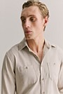 Regular Fit Jaspe Cotton Shirt