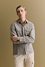 Puppytooth Jacquard Overshirt