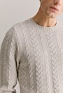 Merino Cable Stitch Crew