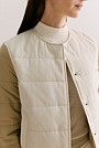Two Tone Padded Bomber Jacket