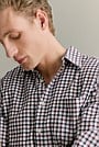 Regular Fit Fine Cord Check Shirt