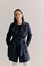 Cotton Mid Length Trench Coat
