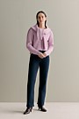 Merino Rib Pointelle Crew