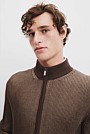 Wool Zip Through Cardigan