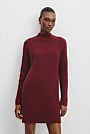 Organically Grown Cotton Blend Knit Mini Dress