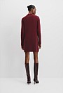 Organically Grown Cotton Blend Knit Mini Dress