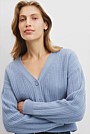 Merino Wool Rib Knit Cardigan