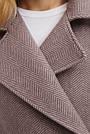 Herringbone Peacoat