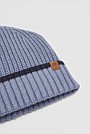 Stripe Rib Knit Beanie