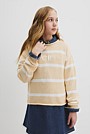 Teen Organically Grown Cotton Embroidered Logo Knit