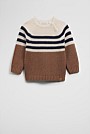 Contrast Stripe Knit