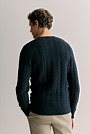 Merino Cable Stitch Crew