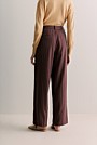 Stretch Wool Pinstripe Pant