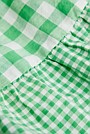 Gingham Long Sleeve Mini Dress