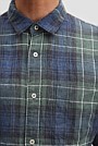 Regular Fit Linen Checked Shirt