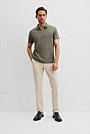 Cotton Mercerised Pique Zip Polo