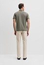 Cotton Mercerised Pique Zip Polo