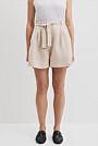 Organically Grown Linen Tuck Front Short