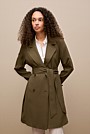 Soft Mid Length Trench Coat