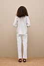 Linen Stripe Long Sleeve Shirt