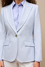 Cotton Linen Textured Blazer