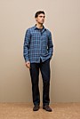 Regular Fit Linen Classic Check Shirt