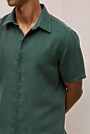 Linen End On End Short Sleeve Shirt