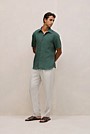 Linen End On End Short Sleeve Shirt